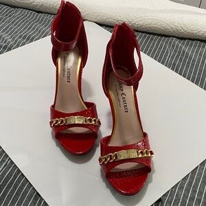 Juicy Couture Maia women's chain dress sandal heels